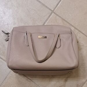 Kate Spade Nude Satchel with Gold Hardware, Very Loved! Orig $359.00